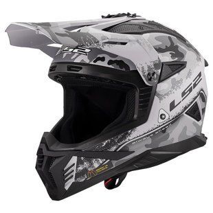 Мотошлем LS2 MX708 Fast 2 Carbine Matt Tonal Gray Black L