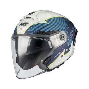 Мотошлем MT COSMO SV LAYOUT C7 Matt XS