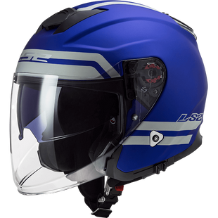 Мотошлем LS2 OF521 Infinity Hyper Matt Blue