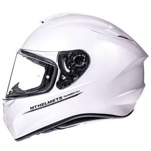 Мотошолом MT TARGO Solid A0 Gloss White L