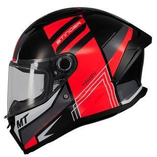 Мотошолом MT STINGER 2 Tron B15 Gloss Red M
