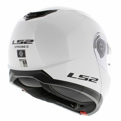 Мотошлем LS2 FF908 Strobe II Solid Gloss White ECE2206 M