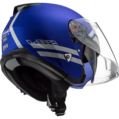 Мотошлем LS2 OF521 Infinity Hyper Matt Blue