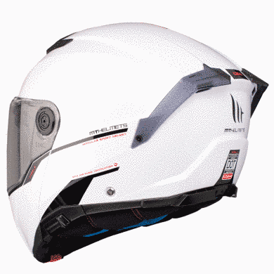 Мотошлем MT ATOM 2 SV Solid A0 Gloss White L