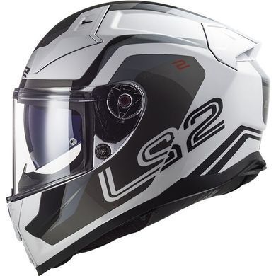 Мотошлем LS2 FF811 Vector II Metric White Titanium Silver ECE2206 L