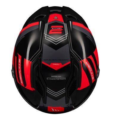 Мотошолом MT STINGER 2 Tron B15 Gloss Red L