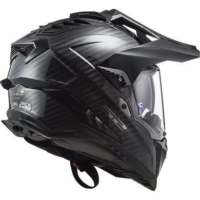 Мотошлем LS2 MX701 Explorer Solid Gloss Carbon S