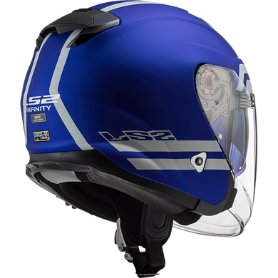 Мотошлем LS2 OF521 Infinity Hyper Matt Blue