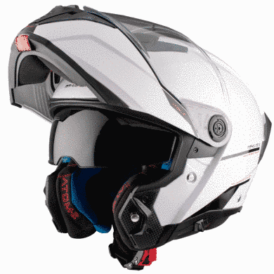 Мотошлем MT ATOM 2 SV Solid A0 Gloss White L