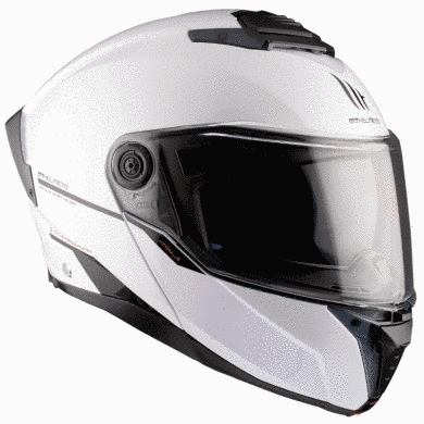 Мотошлем MT ATOM 2 SV Solid A0 Gloss White L