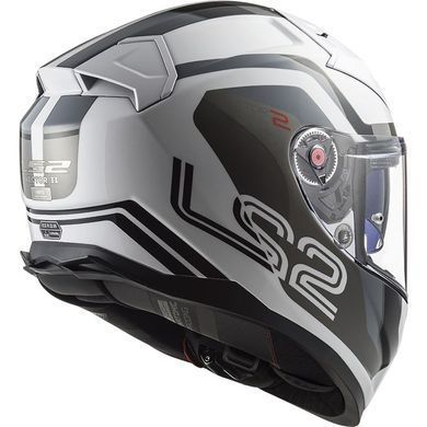 Мотошлем LS2 FF811 Vector II Metric White Titanium Silver ECE2206 L