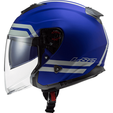 Мотошлем LS2 OF521 Infinity Hyper Matt Blue