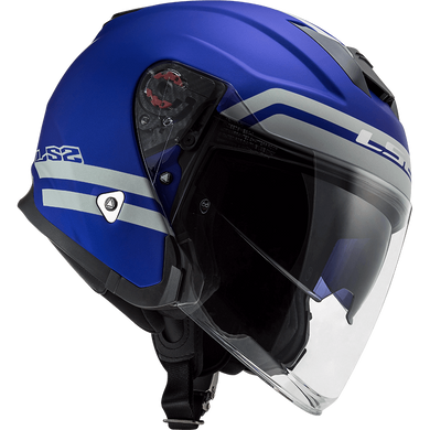 Мотошлем LS2 OF521 Infinity Hyper Matt Blue