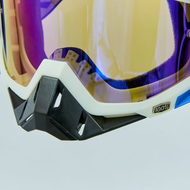 Мотоочки 100% Blue Yellow Mirror Blue Lens
