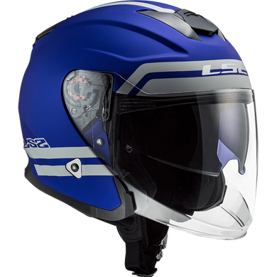 Мотошлем LS2 OF521 Infinity Hyper Matt Blue