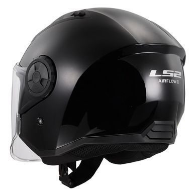 Мотошлем LS2 OF616 Airflow 2 Solid Gloss Black