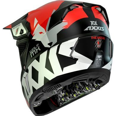 Мотошолом AXXIS WOLF Jackal B5 Gloss Red L