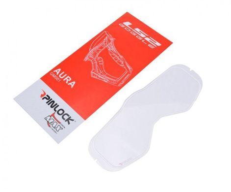 Маска кроссовая LS2 AURA Enduro White +Pinlock