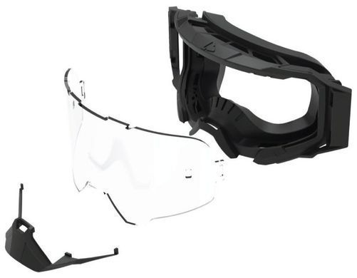 Маска кросова LEATT Velocity 5.5 Goggle Graphite, Mirror Platinum Lens