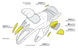 Мотоперчатки Shima Rush Yellow M