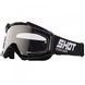 Маска кросова SHOT RACING ASSAULT Black Clear