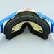 Мотоочки 100% Blue Yellow Mirror Blue Lens