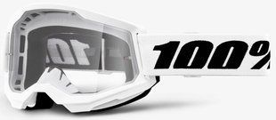 Окуляри 100% STRATA 2 White - Clear Lens, Clear Lens