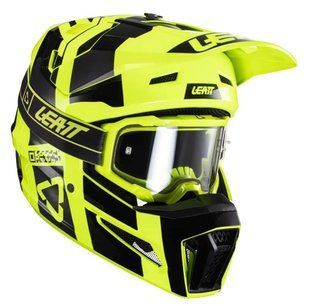 Мотошолом LEATT Moto 3.5 Helmet + Goggle Citrus XL