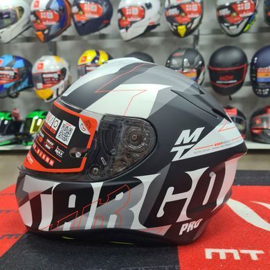 Мотошлем MT TARGO PRO Biger B0 Matt Pearl White XS