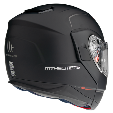 Мотошолом MT ATOM SV Solid Matt Black L