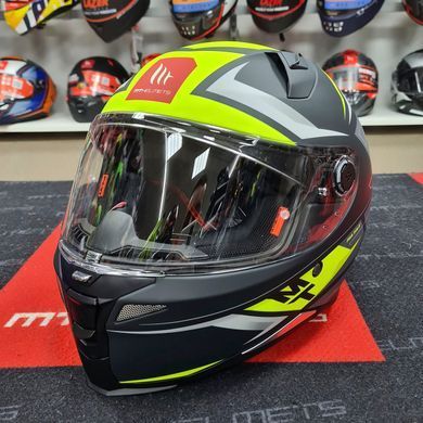 Мотошлем MT Revenge 2 S HATAX C3 Matt Yellow ECE2206 XL