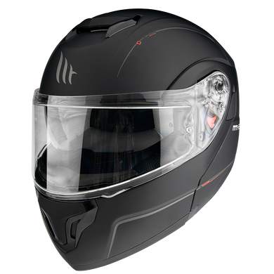 Мотошолом MT ATOM SV Solid Matt Black L