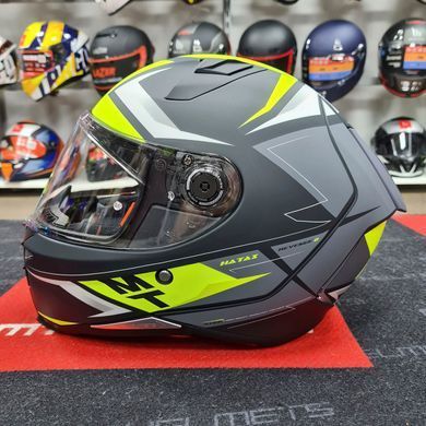 Мотошлем MT Revenge 2 S HATAX C3 Matt Yellow ECE2206 XL