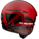 Мотошолом MT Le Mans 2 SV Cafe Racer B5 Matt Red L