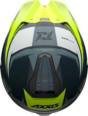 Мотошлем AXXIS HAWK SV EVO IXIL A3 Matt Yellow XL