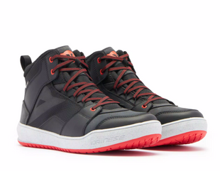 Моточеревики Dainese SUBURB D-WP Black White Red Lava