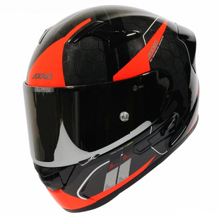 Мотошлем AXXIS RACER GP SV SPIKE A5 Carbone Gloss Pearl Red XL