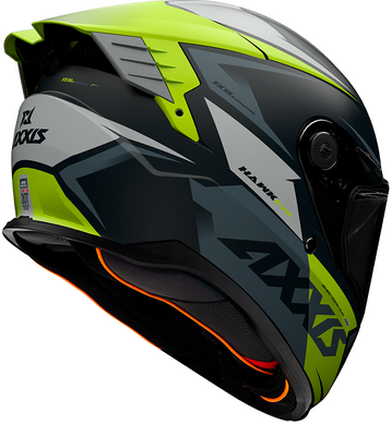 Мотошлем AXXIS HAWK SV EVO IXIL A3 Matt Yellow XL