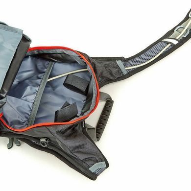 Моторюкзак Enduro Black Red з гідратором