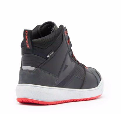 Мотоботы Dainese SUBURB D-WP Black White Red Lava