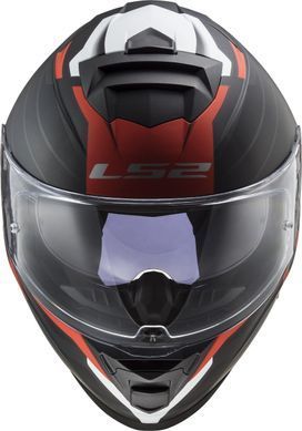 Мотошолом LS2 FF800 Storm 2 Nerve Matt Black Red L