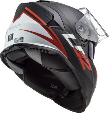 Мотошолом LS2 FF800 Storm 2 Nerve Matt Black Red L
