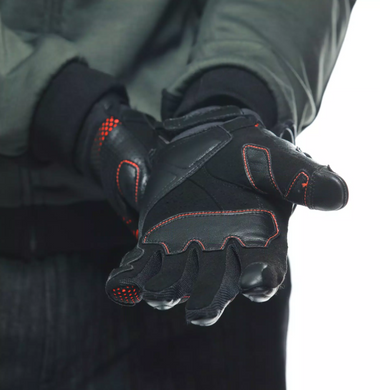 Моторукавички Dainese UNRULY ERGO-TEK BLACK/FLUO-RED L
