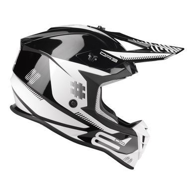 Мотошлем LAZER OR3 PP3 Black White L