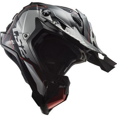 Мотошлем LS2 MX700 Subverter EVO Arched Silver Titanium XL