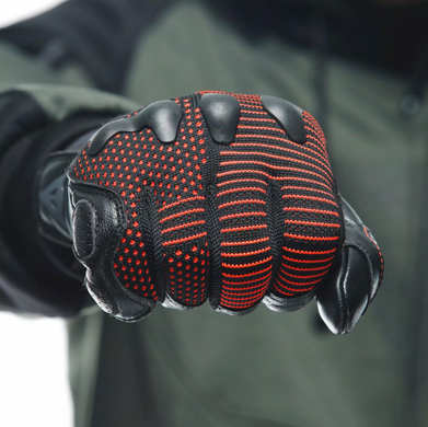 Моторукавички Dainese UNRULY ERGO-TEK BLACK/FLUO-RED L