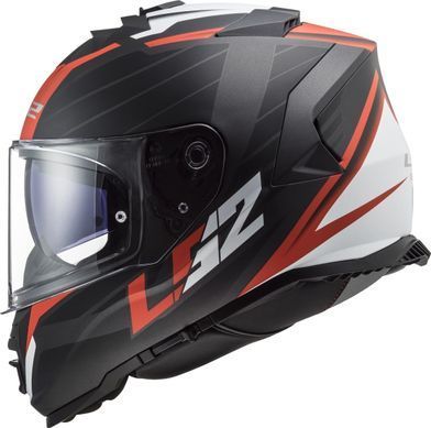 Мотошолом LS2 FF800 Storm 2 Nerve Matt Black Red L