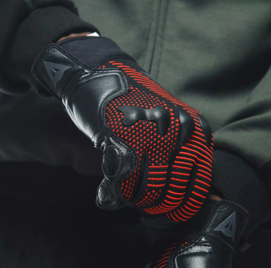 Моторукавички Dainese UNRULY ERGO-TEK BLACK/FLUO-RED L