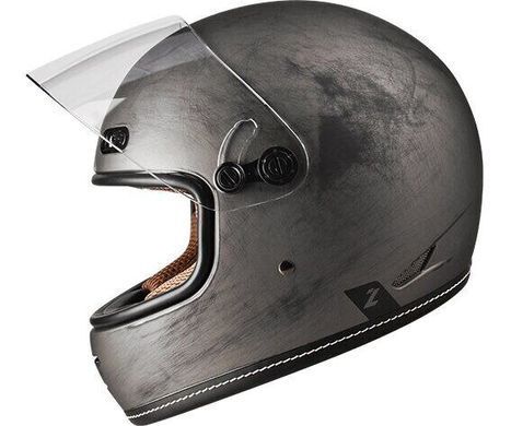 Мотошлем LAZER OROSHI Cafe Racer Matt Alu Brushed M