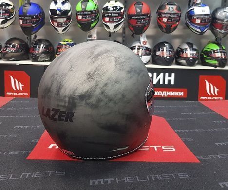 Мотошлем LAZER OROSHI Cafe Racer Matt Alu Brushed M